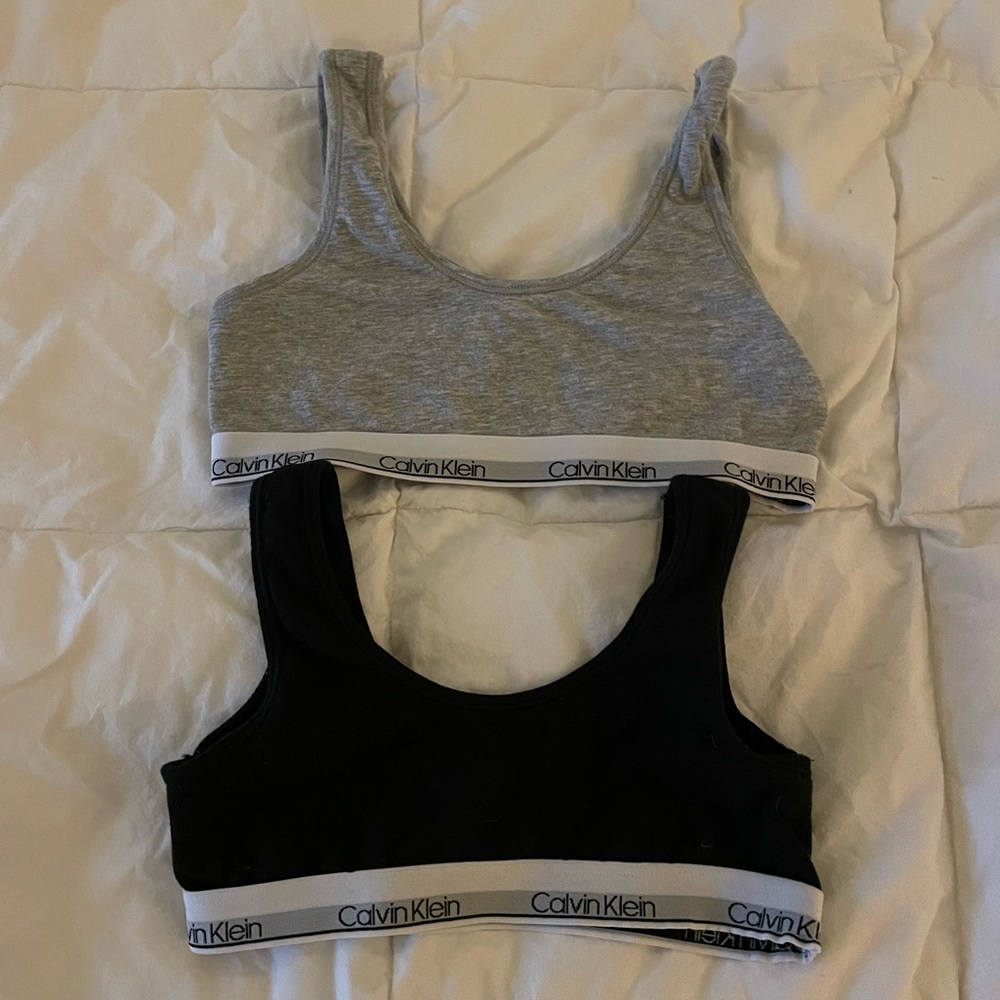 Calvin k cloth bras